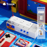 特洛克Trozk积木插座氮化镓65W快充桌面充电站分体式DIY乐高玩具拼接手机充电器一转多插排扩展面板桌搭 套装版【含适配器含积木配件】