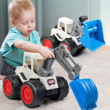 恩贝家族【大号】挖掘机儿童惯性工程玩具车套装3-6岁男孩工程汽车模型沙池玩沙挖沙工具铲沙决明子生日礼物
