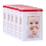 RAY 婴国天使婴儿面膜三层玻尿酸蚕丝面膜升级版补水保湿水润颜 五盒（10片装）*5盒