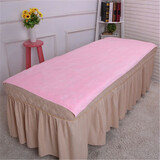 冰星梦浴巾大号美容院酒店专用强吸水比纯棉柔软男女大毛巾 粉红色 浴巾70*140cm 295克左右