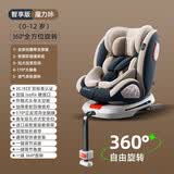 俏贝比（Qiaobeibi）儿童安全座椅汽车用0-4岁-12岁宝宝婴儿车载360度旋转i-Size认证 智享咔【抗翻转支撑腿】