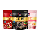 QUAKER 【专享】5黑5红5白混合装袋装燕麦片即食懒人早餐代餐 5黑518g+5白460g+5红480g