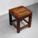 内吉姆（neijimu） 老船木方凳实木加厚凳子茶凳客厅家用餐凳小板凳换鞋凳 A款方凳