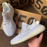 音奈音贾基椰子鞋男350满天星休闲鞋夏季莆田鞋运动网面软底跑步鞋 白满天星【真爆蓝盒装】 40