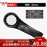 东工 重型敲击呆扳手直柄单头梅花开口扳手汽修工具24-125mm公制 36mm敲击梅花扳手