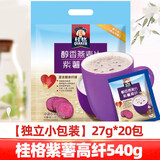 桂格（QUAKER） 即食燕麦片540g袋装醇香牛奶/红枣高铁/紫薯高纤谷物早餐 紫薯高纤540g