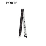 PORTS宝姿女装商场同款早秋优雅水墨花卉印花巾LP9A6146