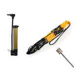 润健（RUNJOY）打气筒+气针+球网+足球包（篮足球四件套）