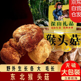 味京选长白山野外生猴头菇 东北野生猴头菌特产猴头菇山珍干货天然蘑菇 猴头菇 500g