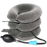 骨宜生颈椎牵引器矫正器家用医用纠正器充气护颈枕颈托理疗上班族颈椎护 铁伐单管充气（颜色随机）