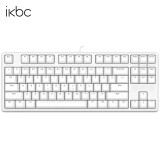 ikbc C87 机械键盘 有线键盘 游戏键盘 87键 原厂cherry轴 樱桃轴 吃鸡神器 笔记本键盘 白色 茶轴
