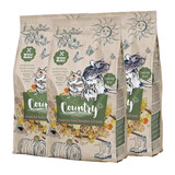 维特.魔轮田园仓鼠粮花枝鼠沙鼠金丝熊通用粮食进口天然 田园鼠粮850g*3(各种鼠通吃)