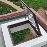 添旺铝合金天窗阳光房天窗屋顶电动手动屋顶天窗地下室采光井天窗定制 屋顶阳光房采光井天窗定制