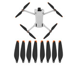 BNT大疆Mini4pro螺旋桨叶4726F低降噪音迷你3pro/2se机翼无人机配件 mini3pro/4pro螺旋桨橙边8片