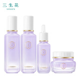 三生花百雀羚紧致淡纹水乳霜精华护肤套装礼盒化妆品补水保湿送女友礼物