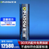 德力普（Delipow）18650锂电池 3.7V大容量可充电适用强光手电筒/头灯/航模/手持台夹扇 平头12580mWh【单节电池】
