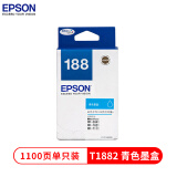 爱普生（EPSON）T1882 青色墨盒 (适用WF-3641/7111/7621/7218/7728机型)约1100页