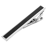 GLO-STORY 领夹男 精品正装领带夹简约商务职业领夹 优质领带夹子 礼盒装MLJ934062 神秘黑