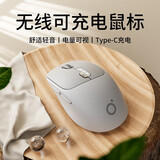 前行者Q5无线蓝牙双模鼠标充电静音女生办公专用高颜值小巧便携游戏笔记本电脑平板iPad手机通用人体工学 极简灰-无线版【适配笔记本/台式机】