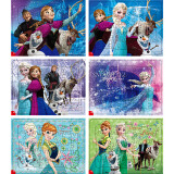 迪士尼(Disney)40片框式拼图 冰雪奇缘公主拼图儿童玩具3-6周岁(古部包含六张拼图)15DF2918生日礼物礼品