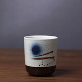 和风四季 日式釉下彩陶瓷手绘茶具功夫茶壶提梁茶壶茶具养生壶套装茶杯 飞流茶杯(130ml)单个