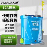 银龙岛（YINLONGDAO）电动喷雾器农用消杀消毒背负式打药机农药高压消毒机消杀喷雾器 20升高配【调速9喷头】3开关12安