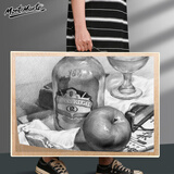 蒙玛特手提画板4k速写板画画板儿童素描画架板空心绘图板45*60cm画板B-HB-012