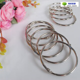 誉品丰茂浴帘杆挂环金属葫芦挂钩滚珠浴帘圈环窗帘挂钩挂环活扣吊环配件 圆环5cm直径挂环16个装