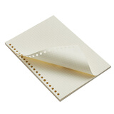 文谷（Wengu）a5替芯活页内页记录本网格活页日记通用方格内芯20孔50张A550-2