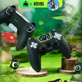 极想 PS5手柄保护套 罗小黑手柄套升级款防滑吸汗硅胶保护套黑色猫耳配摇杆帽套装游戏周边配件