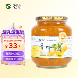 全南 蜂蜜柚子茶1kg 韩国原装进口 中秋礼品 果酱冲饮 维C水果茶