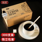 唐宗筷一次性 咖啡搅拌棒木质咖啡调棒独立包装高端盒装14cm300支C6653