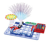 电学小子电子积木电路玩具儿童STEAM科学实验套装男女孩六一儿童节礼物 108拼趣味灯光