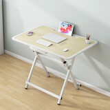 密林折叠书桌学习桌角落电脑桌简约桌子女生卧室小型租房写字桌 原木色单桌 长72宽48高73