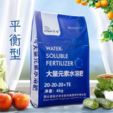 溶智 蔬菜肥料水溶肥冲施肥通用肥料复合叶面肥料花卉果树植物通用型 4kg*6袋平衡【20-20-20】