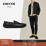 GEOX杰欧适男鞋2024秋季莫卡辛鞋乐福鞋SPHERICA EC14 U46HLA 黑色C9999 39