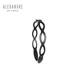 亚历山大（ALEXANDRE DE PARIS）发箍欧美风波浪经典发饰百搭头箍发饰女N黑色女神节礼物