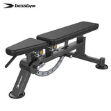 必动（BESSGYM）家用健身训练仰卧起坐腹肌板运动健身器材 可调式哑铃练习凳 U3039