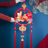 京唐 新年春节装饰品新年挂件客厅喜庆布置福袋鞭炮过年锦鲤福挂饰