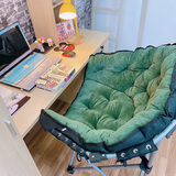 懋仪懒人椅宿舍椅子简约现代寝室卧室电脑椅创意单人沙发椅休闲靠背椅 雷达椅 墨绿