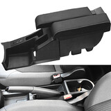 曼蒂瑞斯2013-2021款新桑塔纳扶手箱斯柯达昕锐专用中央手扶箱新捷达改装 双面板黑色白线