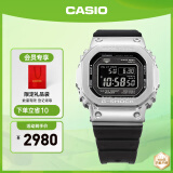 卡西欧（CASIO）G-SHOCK 小方块GMW-B5000卡西欧小方块运动男表防水手表 送男友  GMW-B5000-1PRT太阳能