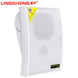菱声（LINGSHENG） 570壁挂音响教室音箱校园公共广播系统商场超市店铺背景音乐喇叭挂壁式音箱 20瓦白色壁挂音箱