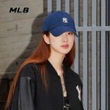 美职棒（MLB）旗舰官网男女帽子运动休闲鸭舌帽情侣遮阳帽软顶棒球帽 / 纽约洋基队/藏青色/77 F