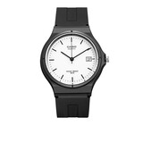 卡西欧（CASIO）手表学生小黑表简约指针石英电子表 手表男女考试手表时尚运动表 MW-59-7E 33mm小表盘带日历