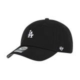 47美版棒球帽子棒球帽鸭舌帽遮阳防晒软顶NY/LA刺绣 47brand出品 黑色(小标LA刺绣)