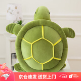 欧因乌龟毛绒玩具公仔大号软体布娃娃玩偶睡觉抱枕女孩生日礼物 绿色经典款 55厘米