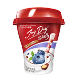 伊利JOYDAY吸果杯巧克力豆蓝莓风味发酵乳