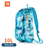 JOYTOUR 背包10L 休闲小背包双肩包男女儿童旅行运动包迷彩包户外登山包 迷彩蓝色