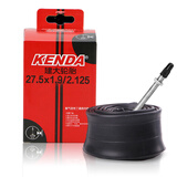 建大轮胎 建大27.5寸加长法嘴山地车内胎27.5*1.95/2.125自行车内带丁基内胎耐用抗压黑色